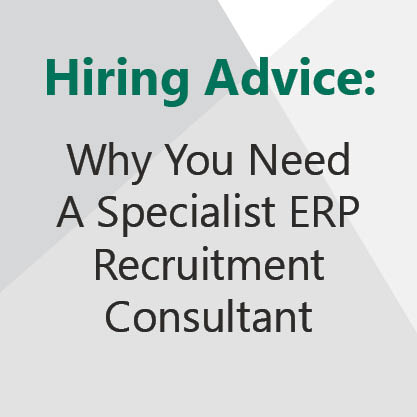 Why you need a specialist ERP recruitment consultant