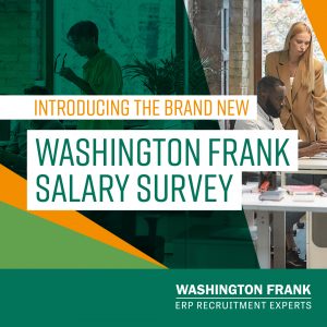 People sat at a desk in an office